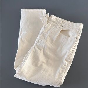 Madewell cream Girl Jean